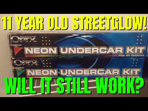 Unboxing 11-Year-Old BRAND NEW Factory Sealed Underglow - StreetGlow OPTX - Does It Still Work?