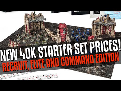 40K NEW Starter Set Prices! £32.50, £65, £105