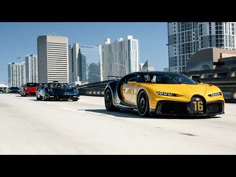 1 Hour Hypercars | Bugatti, Lamborghini, Paganis In Miami | 4K