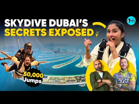 Inside Hidden Skydive Dubai Operations 😳 What You Don’t Get To Know At 13,000 Ft. | Curly Tales ME