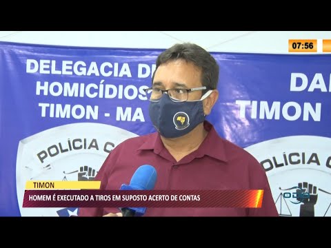 Homem é morto a tiros em Timon em acerto de contas 30 06 2021