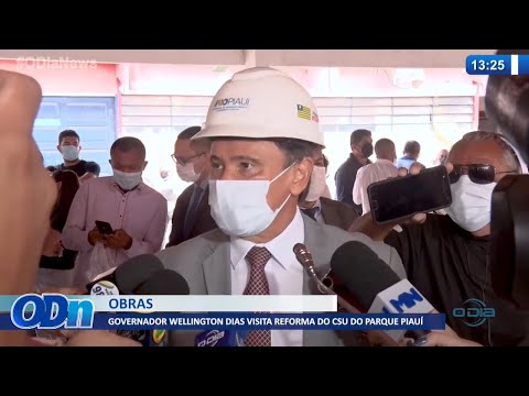 Governador Wellington Dias visita reforma do CSU do Parque Piauí 16 02 2022