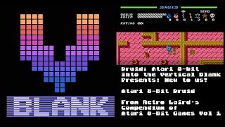 Atari 8-Bit Druid Review: Discovering games we have never played #Atari400mini