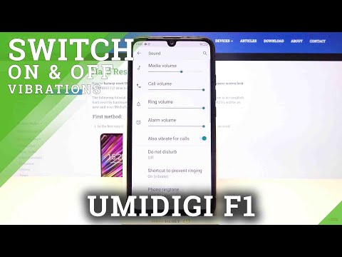 How to Change Vibration Settings in UMIDIGI F1 – Vibration Intensity