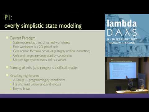 Smart Spreadsheets - Enzo Alda (Lambda Days 2017)