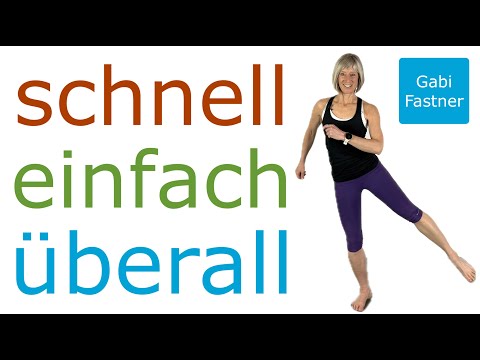 🌺 21 min. schnell, einfach, überall | Figurtraining auf kleinsten Platz, für Jedermann, im Stehen