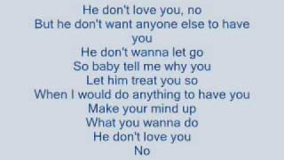 Human Nature- He Don&#39;t Love You