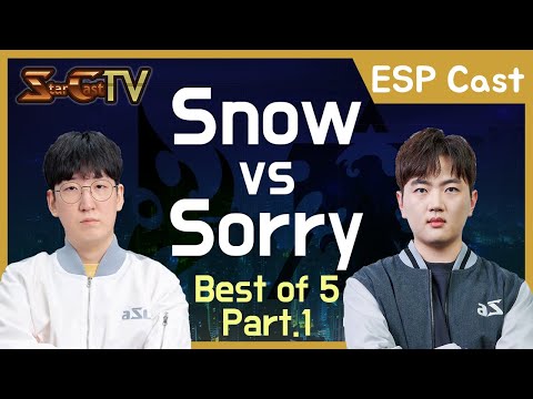 [ESP] Snow vs Sorry (PvT, Bo5) Part.1 - Starcraft Remasterizado (StarCastTV Español)