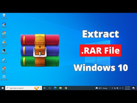 How to Extract RAR Files in Windows 10 | Open Rar File