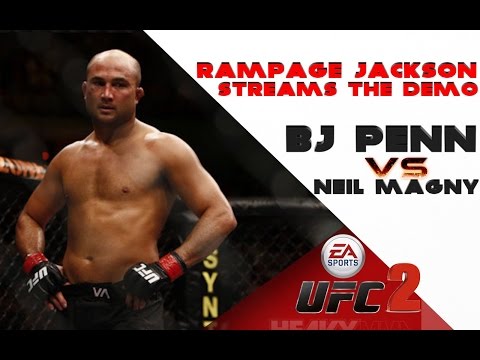 EA UFC 2 - RAMPAGE Jackson plays Beta - BJ PENN vs Neil Magny