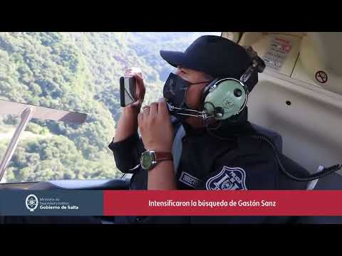 Con sobrevuelos se intensifica la búsqueda de Gastón Sanz