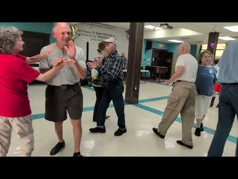 Square dancing with Darryl Lipscomb at Friendly Squares in Festus, MO.