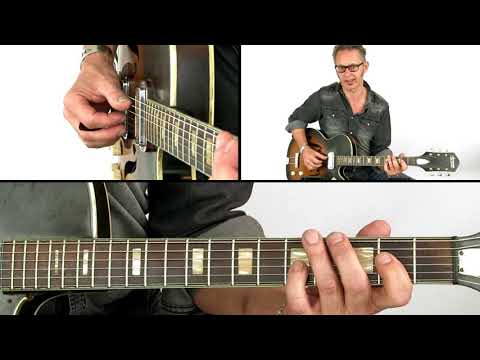Down Home Boogie & Blues Guitar Lesson - Quarter Triplets - Richard van Bergen