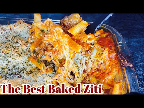 THE BEST BAKED ZITI EVER | Easy Pasta Casserole Recipe