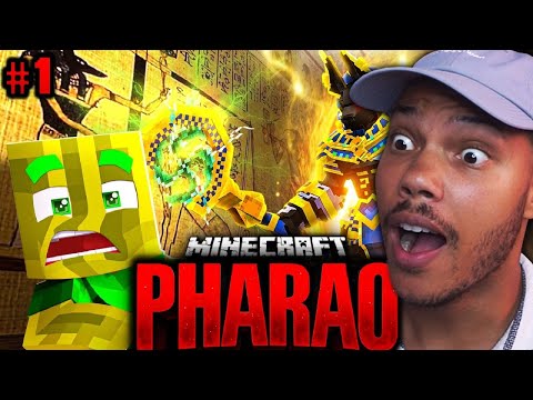 I REACT to MINECRAFT PHARAOH #01 by CHAOSFLO44 (TEST #06)