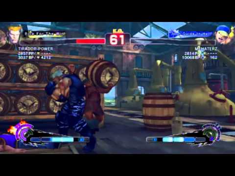 SSF4 AE TIRADOR-POWER (GUILE) vs mchaterz (yun)