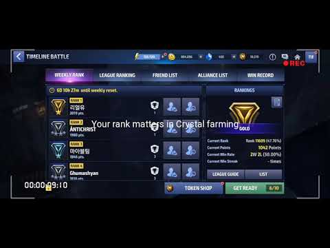 How to efficiently farm crystals in MFF