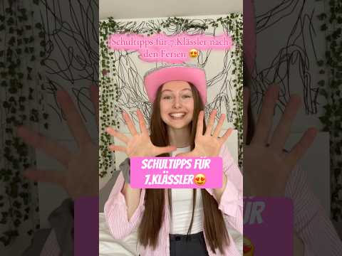 SCHULTIPPS FÜR 7.KLÄSSLER 😍 #shorts #besserenoten #backtoschool