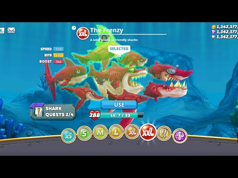 Hungry Shark World  The Frenzy New Shark Coming Soon Update Sharks Unlocked Hack Gems and Coins Mod
