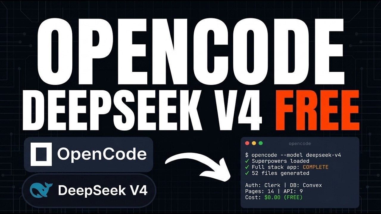 DEEPSEEK V4 + OPENCODE + SUPERPOWERS IS ABSOLUTELY INSANE