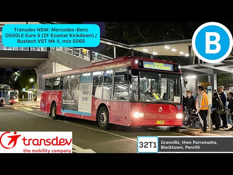 Transdev NSW: Mercedes-Benz O500LE Euro 5 (ZF Ecomat Kickdown) / Bustech VST Mk II, m/o 5065