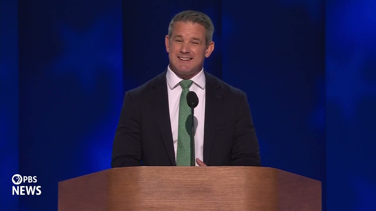 WATCH: Former Republican Rep. Adam Kinzinger speaks at 2024 Democratic National Convention