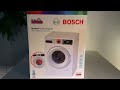 Theo Klein Bosch Toy Washing Machine Unboxing Demonstration And Test Modify Tutorial