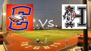 Canutillo vs Hanks JV Baseball Game 1 April 20, 2022