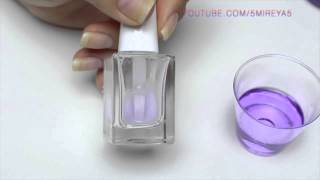 Easy How to clean a nail polish bottle