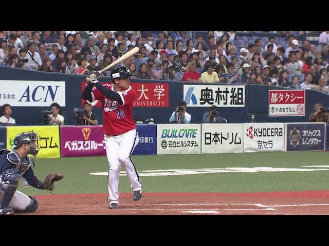 【8回裏】令和の安打製造機!? バファローズ・大城 今日も安打を放ち、15試合連続安打‼ 2019/5/18 B-L