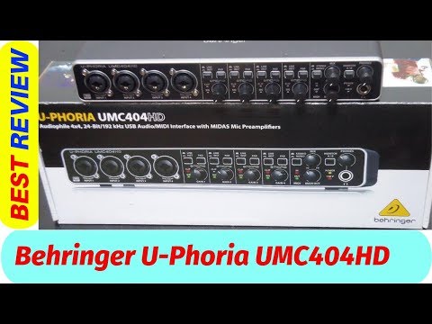 BEHRINGER UMC404HD Audio Interface, 4-Channel Review