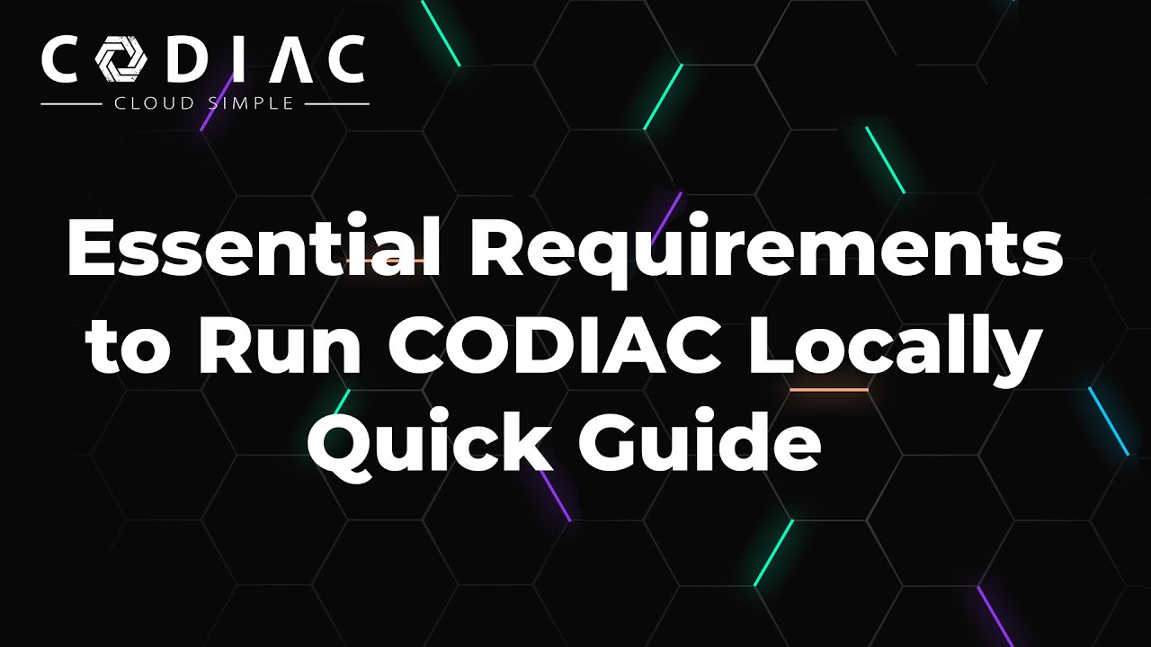 Essential Requirements to Run CODIAC Locally: Quick Guide