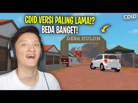 MENCOBA CDID VERSI LAMA !! JAUH BEDA GOKIL BANGET - Car Driving Indonesia (Roblox)