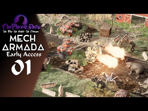 Let's Play Mech Armada - (Early Access) - Part 1 - Mechs Vs Trolls - A Tale As Old As Time!