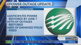 97% of outages resolved, Carroll Electric reports