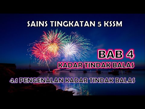 Kadar tindak balas tingkatan 5