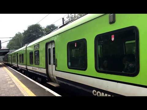 Irish Rail 29000 DMU 29014 departs Malahide for Connolly (21/6/17)