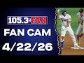 The Rangers beat the Pirates, Stars vs Wild Game 3 Tonight | Fan Cam 4-22-26