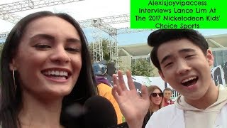 School Of Rock's Lance Lim Interview With Alexisjoyvipaccess - Nickelodeon Kids Choice Sports video