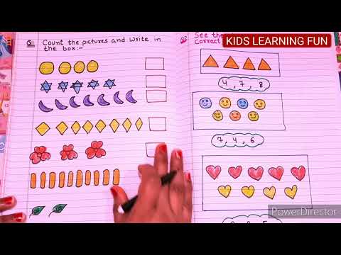 LKG Maths Worksheet/Daily Practice Sheet Of Junior KG Math/LKG Maths Sheet @kidslearningfun2013