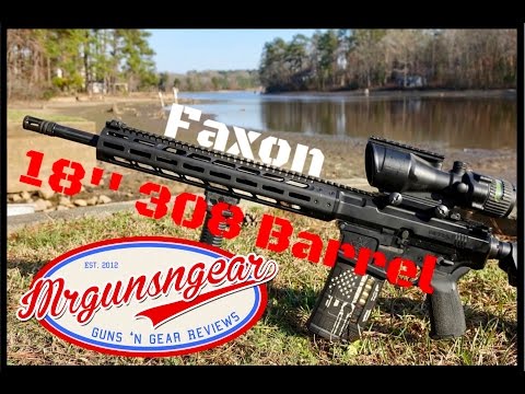 Faxon Firearms 18'' Heavy Fluted Mid Length 308 Barrel Review (HD)