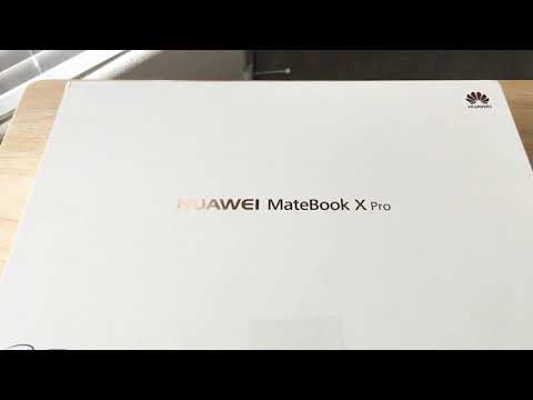 Huawei MateBook X Pro 13” Intel i7 Windows 10 Laptop Unboxing 8-2-19