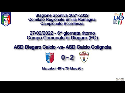 27/02/22 – Eccell. E.R. "C" – 6^ rit. – Diegaro-Cotignola 0-2 SINTESI