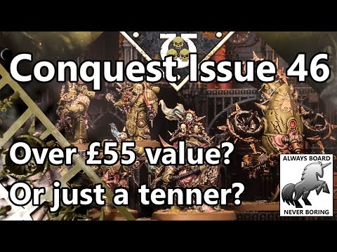 Warhammer 40,000: Conquest Issue 46 Review (Hachette Partworks) - Death Guard Army Builder