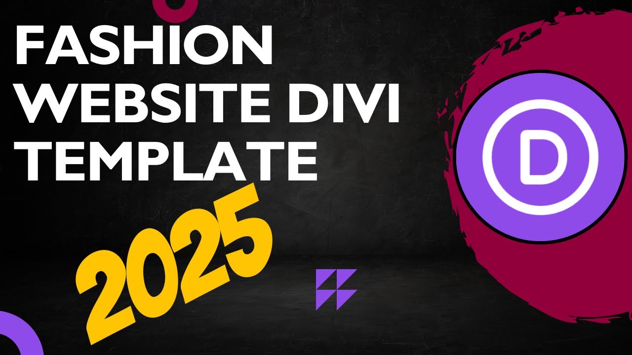 Fashion website templates with Divi