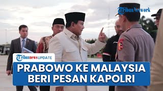 Detik-detik Prabowo Tinggalkan Indonesia Hadiri KTT ASEAN di Malaysia, Sempat Beri Arahan ke Kapolri