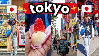 My first trip to JAPAN 🇯🇵 | exploring & eating in tokyo, asakusa cooking class & train traveling