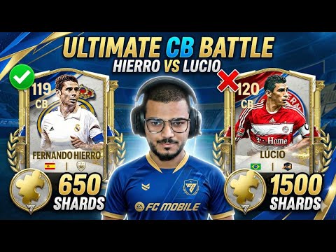 Lúcio vs Hierro 🔥 | 1500 vs 650 Shards | FC Mobile CB Comparison