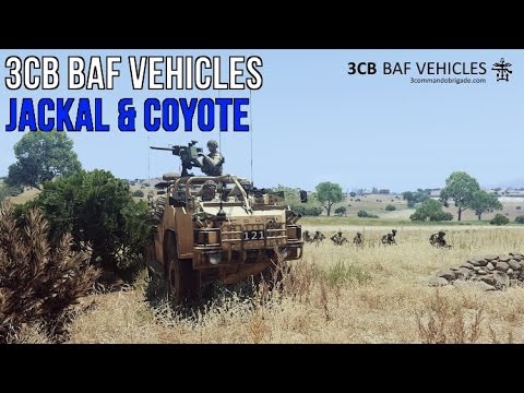ArmA 3: 3CB BAF Vehicles - Jackal & Coyote (Deutsch)