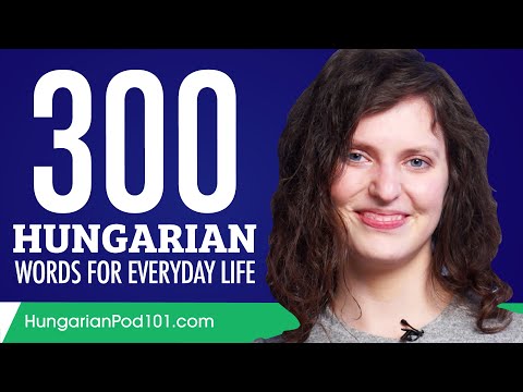 300 Hungarian Words for Everyday Life - Basic Vocabulary #15